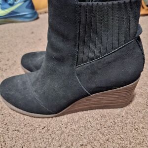 TOMS Black Ankle Boots